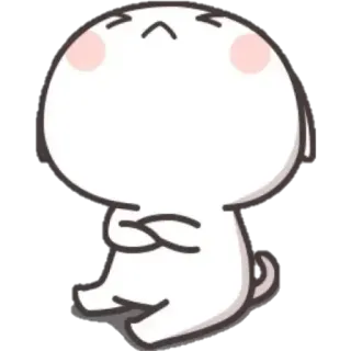 😬 schattig, dier, cartoon, personage, lief telegram sticker