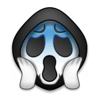 👻 ghost, scary, emoji, halloween, spooky, monster, fear telegram sticker