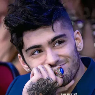☺️ Zayn Malik oper zayn fect 有名人, 歌手, タトゥー, 男, 男性, ポートレート, 音楽 telegram sticker