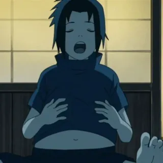 💙 Sasuke Uchiha Naruto anime, hoạt hình, Sasuke, Uchiha telegram sticker