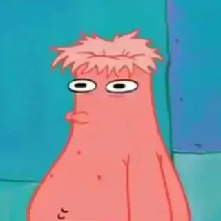➰ Patrick Star Spongebob Squarepants Dibujos animados, Bob Esponja, Patricio Estrella, Divertido, Meme, Personaje telegram sticker