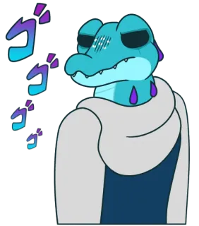 😠 dessin animé, reptile, personnage, animation, art whatsapp sticker