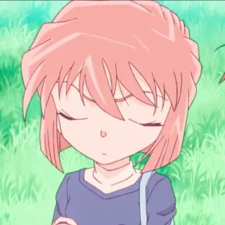 🌷 anime, girl, cartoon, character, pink hair, illustration, art telegram sticker