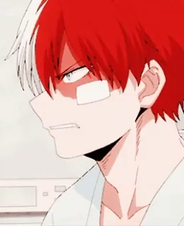 😠 Shoto Todoroki My Hero Academia อนิเมะ, มังงะ, My Hero Academia, Shoto Todoroki, ตัวละคร, การ์ตูน, ภาพประกอบ telegram sticker