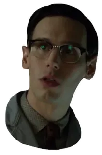 😯 The Riddler Риддлер, Готэм, DC Comics, злодей, ботаник, интеллектуал telegram sticker