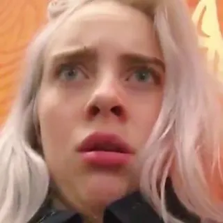 💧 Billie Eilish นักร้อง, คนดัง, ป็อปสตาร์, Billie Eilish, เพลง telegram sticker