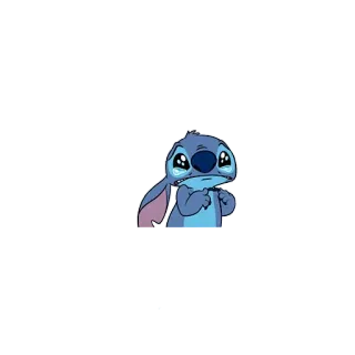 😭 Stitch Lilo & Stitch stitch, sad, crying, cartoon, disney, lilo and stitch telegram sticker