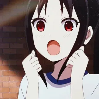 🌺 애니메이션, 놀란, 충격, 여자, 여학생, 학생 telegram sticker