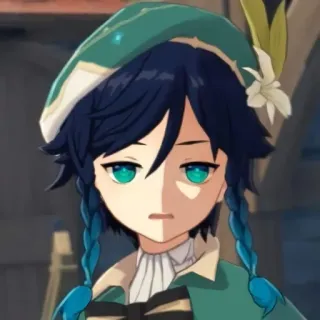 🏮 Venti Genshin Impact Anime, Jeu vidéo, Genshin Impact, Venti, Personnage whatsapp sticker