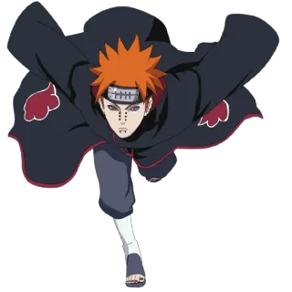 🥵 Pain Naruto อนิเมะ, นินจา, ทรงพลัง, ตัวร้าย, แสงอุษา whatsapp sticker