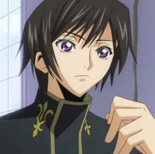 🥀 Lelouch Lamperouge Code Geass 애니메이션, 를르슈, 람페르지, 코드, 기아스 telegram sticker