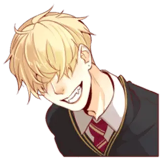 😁 Anime, Personaggio, Ragazzo, Sorriso, Manga telegram sticker