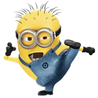 😑 Minion hoạt hình, vàng, minions, nhân vật, hài hước, kẻ trộm mặt trăng whatsapp sticker