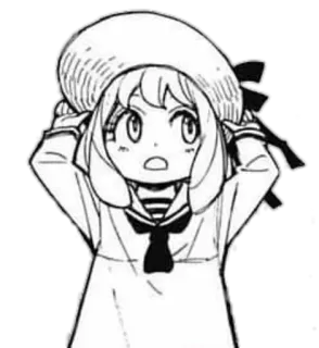 ❤️ Anya Forger Spy × Family anime, spy family, anya, forger, cartoon telegram sticker