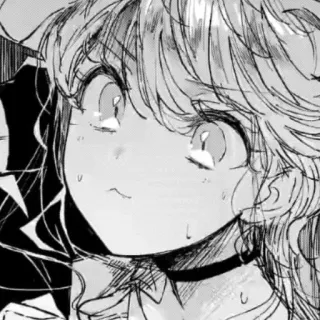 🥺 Anime, Manga, Dziewczyna, Słodkie, Ilustracja, Portret telegram sticker