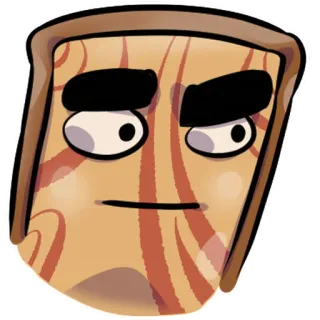 👀 Bánh mì nướng, Đồ ăn, Bánh mì, Phim hoạt hình, Khuôn mặt telegram sticker