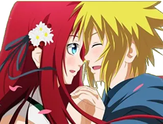 💑 anime, couple, love, romance, cartoon, characters whatsapp sticker