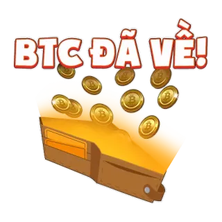 😜 BTC ĐÃ VỀ! Bitcoin, Criptovaluta, Portafoglio, Soldi, Finanza telegram sticker