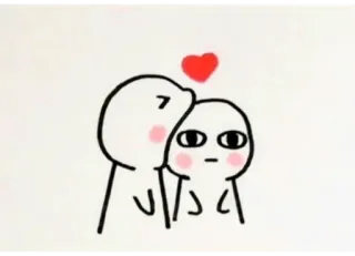 😘 사랑, 하트, 키스, 귀여운, 우정 telegram sticker