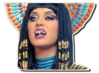 🔮 Katy Perry ケイティ・ペリー, クレオパトラ, 歌手, セレブ, 女性, ポップスター telegram sticker