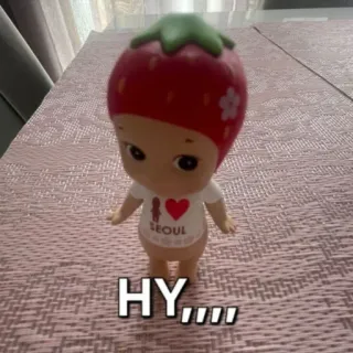 🩷 Sonny Angel I ❤️ SEOUL HY.... whatsapp sticker