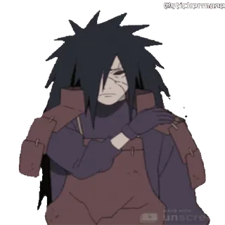 🥱 Madara Uchiha Naruto 마다라 우치하, 나루토, 애니, 캐릭터, 스티커 telegram sticker