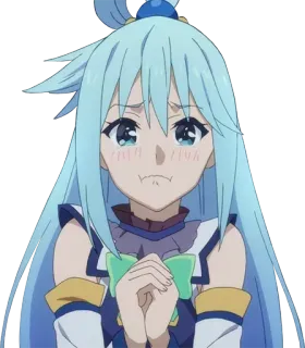 Aqua @animugardenindex telegram stickers