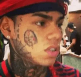 🧑‍🎤 6ix9ine rappeur, musique, célébrité, 6ix9ine, tatouage, artiste telegram sticker