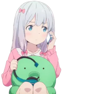 ✨ Izumi Sagiri Eromanga Sensei anime, girl, cute, kawaii, izumi sagiri, eromanga sensei telegram sticker