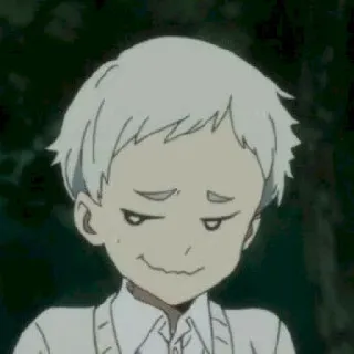 🎐 anime, character, smirk, boy, mischievous, face telegram sticker