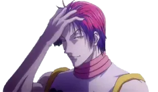 😏 Hisoka Hunter x Hunter anime, Hisoka, Hunter x Hunter, character, illustration telegram sticker