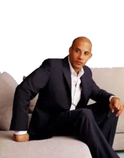 ⏳ Vin Diesel Vin Diesel, acteur, homme, costume, célébrité telegram sticker