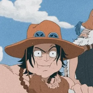🪐 Portgas D. Ace One Piece anime, one piece, portgas d. ace, character, cartoon, pirate, fire telegram sticker