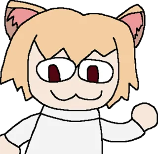 👋 Neco-Arc neco arc, kot, anime, mem telegram sticker