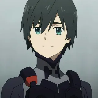 🦋 Hiro Darling in the Franxx Anime, Hiro, Darling in the Franxx, Zero Two, Manga, Postać, Japońska animacja telegram sticker