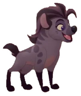 🙂 Jasiri The Lion Guard hyène, dessin animé, animal, disney, la garde du roi lion, jasiri telegram sticker