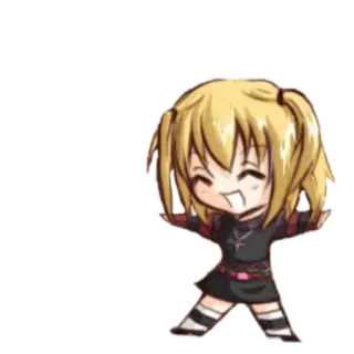 💃 Anime, Chibi, Niedlich, Cartoon, Mädchen, Manga telegram sticker