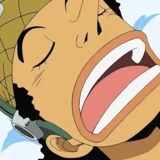 😴 Usopp One Piece Usopp, One Piece, animé, dormir, personnage whatsapp sticker