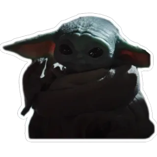 🥺 Grogu The Mandalorian Grogu, Baby Yoda, The Mandalorian, Star Wars, Disney, Lucu, Acara TV whatsapp sticker