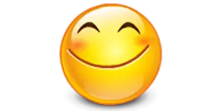 😊 Emoji, Smiley, Fröhlich, Gelb, Ausdruck, Sticker whatsapp sticker