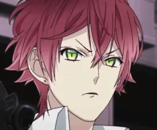 😠 Ayato Sakamaki Diabolik Lovers anime, vampire, red hair, Diabolik Lovers, Ayato Sakamaki telegram sticker