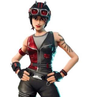 👩‍🚒 nhân vật game, nữ, mũ bảo hiểm, kính bảo hộ telegram sticker