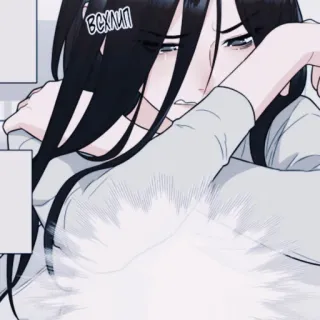 🎐 Вскип verdrietig, huilen, cartoon, anime, manga whatsapp sticker