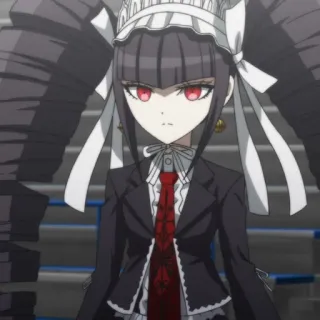 🃏 Celestia Ludenberg Danganronpa Anime, Danganronpa, Celestia Ludenberg, Gótico, Lolita telegram sticker