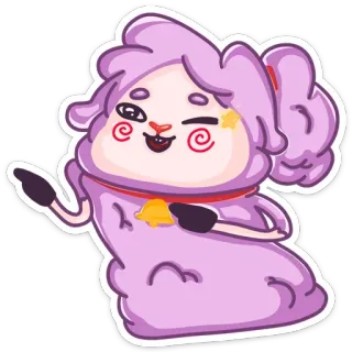 😉 Dessin animé, Fantaisie, Fantaisiste, Personnage, Mignon, Art telegram sticker