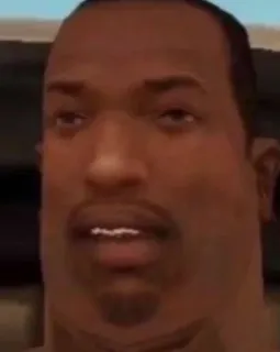🌟 CJ Grand Theft Auto: San Andreas CJ, Grand Theft Auto, San Andreas, Videogioco, Personaggio, Meme telegram sticker