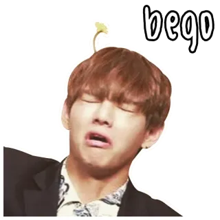 😥 bego Ausdruck, Lustig, Kpop, Meme, Porträt whatsapp sticker