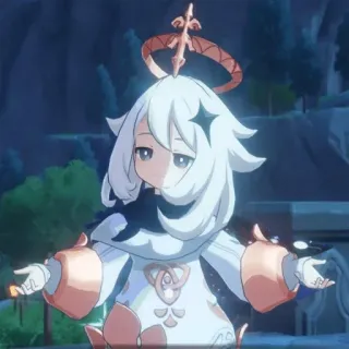 🤷 Paimon Genshin Impact Paimon, Genshin Impact, anime, video game, character telegram sticker