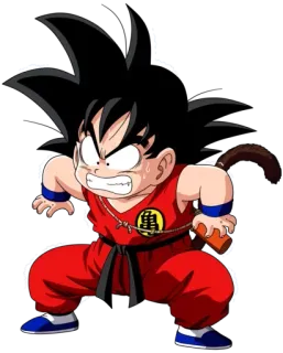 ☁ Goku Dragon Ball Goku, Dragon Ball, anime, manga, arti marziali, cartone animato, combattente telegram sticker