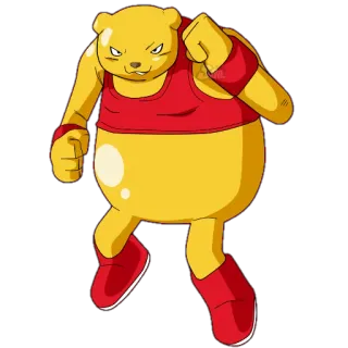 😐 Anime, Luta, Urso, Desenho animado, Animal, Punhos telegram sticker
